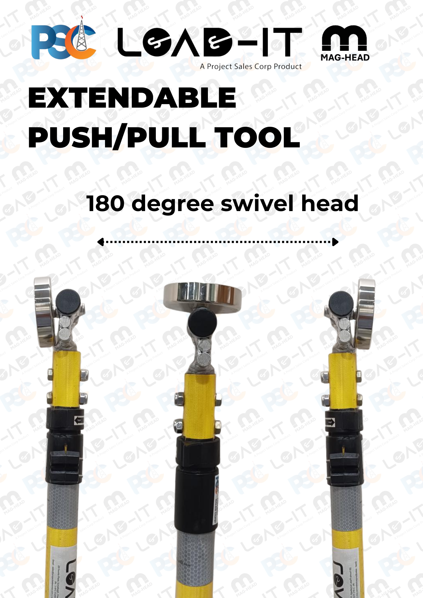 PSC Load-It MagHead Extendable Push Pull Tool