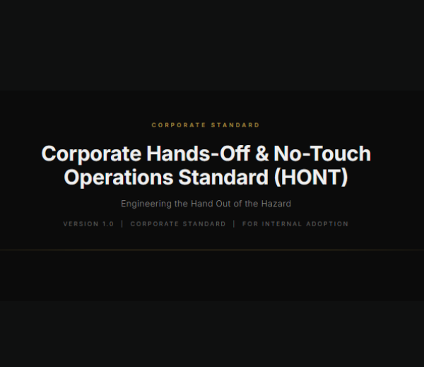 Hands-Off Operations Standard for Hand Injury Prevention