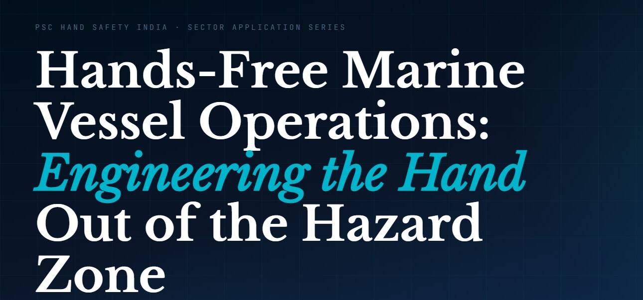 Hands-Free Marine Vessel Operations: Eliminating Hand Injury Risks in Mooring, Cargo & Rigging Tasks