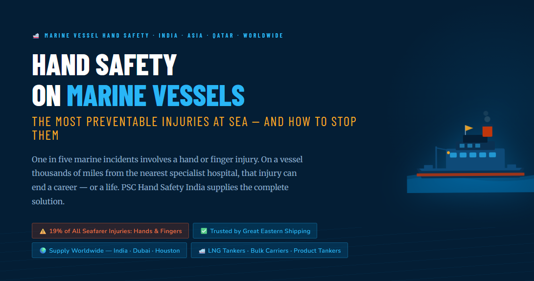 Marine Hand Safety Tools: Complete Vessel Safety Kit for Preventing Hand Injuries at Sea